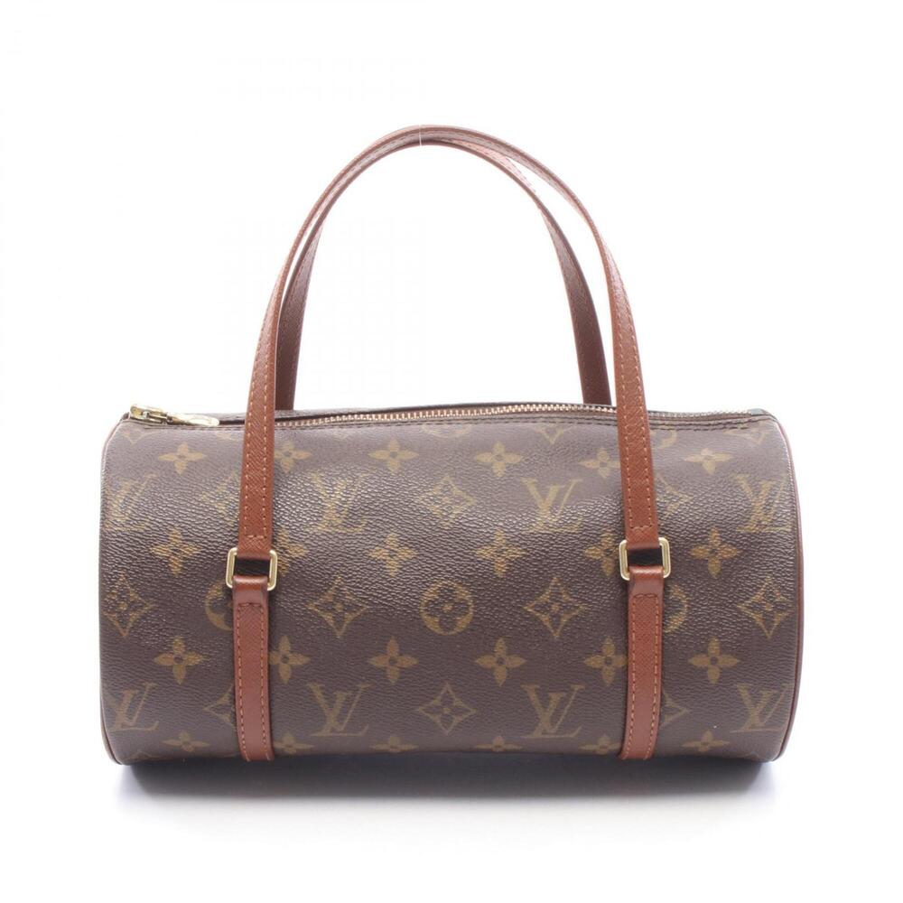 LOUIS VUITTON Brown Monogram Leather Papillon 26 Bag